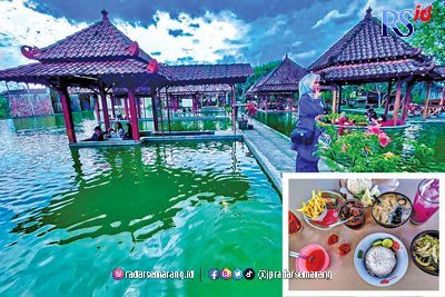 Soto Kopi Kabupaten Magelang, Usung Konsep Keluarga Megah di Tengah Kolam