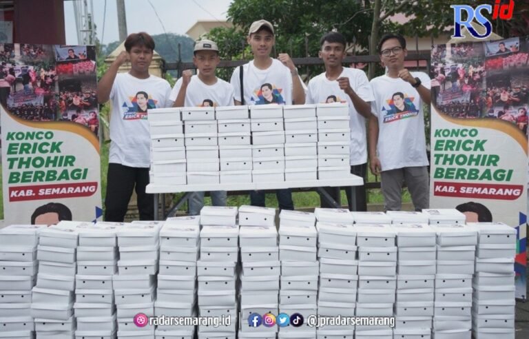 Konco Erick Thohir Semarang Galakkan Aksi Berbagi untuk Himpun Dukungan