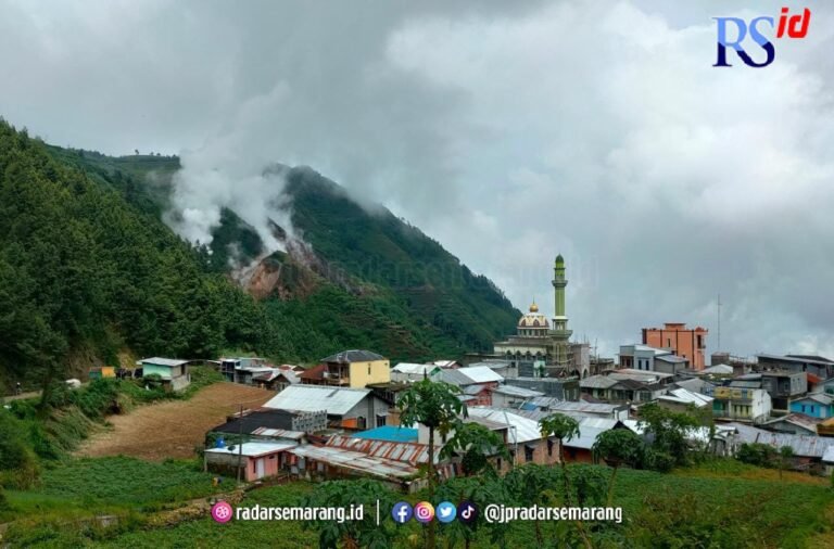 Status Gunung Dieng Waspada, 325 KK di Desa Pranten Masuk Zona Rawan