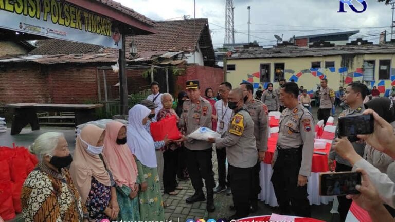 Sentra Antasena Magelang Gandeng Polres Salatiga Salurkan Bansos