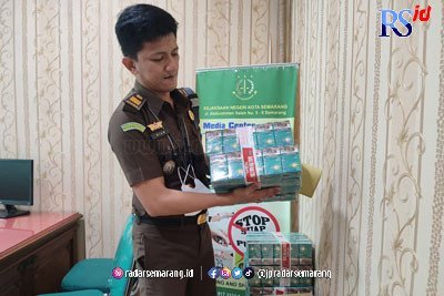 Ribuan Batang Rokok Ilegal Dilimpahkan ke Kejari