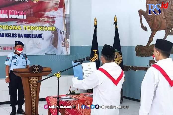Dua Napiter Lapas Magelang Ikrar Setia NKRI
