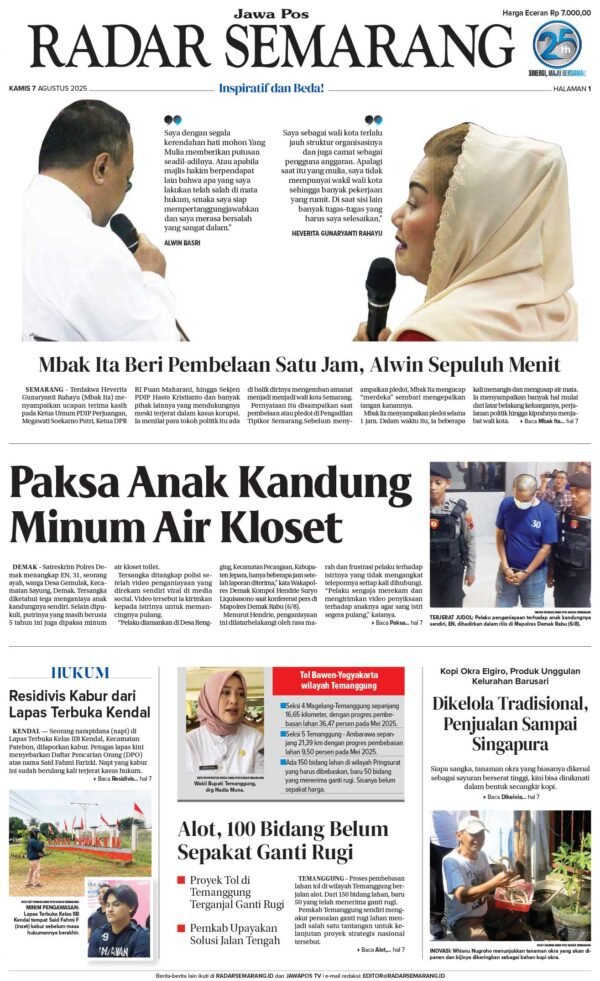 Epaper Radar Semarang 1 bulan